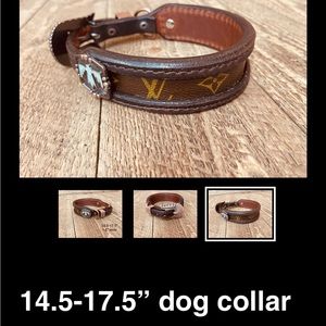 LV western dog collar